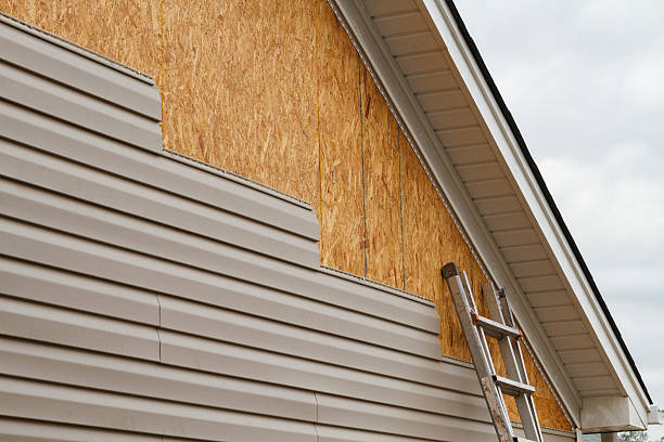 Professional Emergency Siding Repair technician working in Hampton, SC